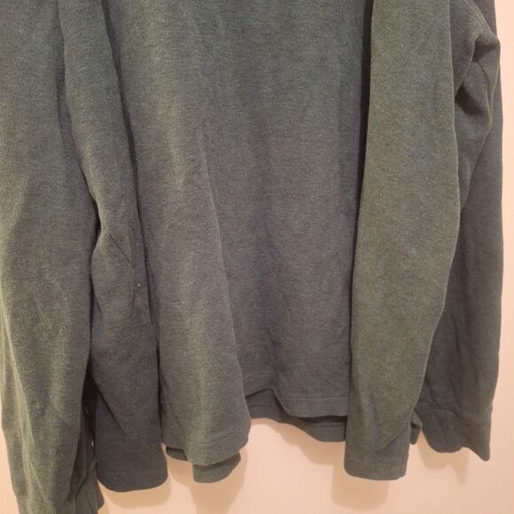 Polo Ralph Lauren Shirt Men’s XXL estate rib 1/4 zip pullover Long Sleeves - Picture 8 of 8